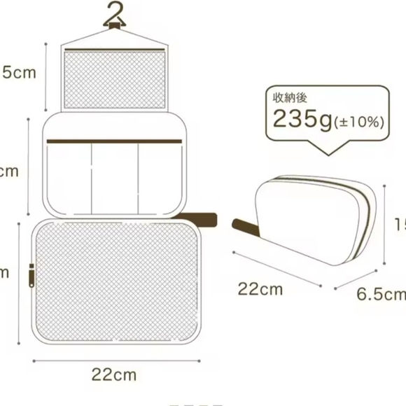 Hello Kitty Bags Cute Red Packing Cube Travel Bag Toiletry Bag - Picture 11 of 11